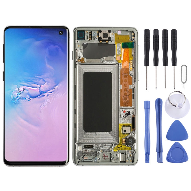 LCD Screen and Digitizer Full Assembly with Frame for Galaxy S10 4G, For Samsung Galaxy S10 4G (Frame), For Galaxy S10 4G (Frame), For Galaxy S10 4G