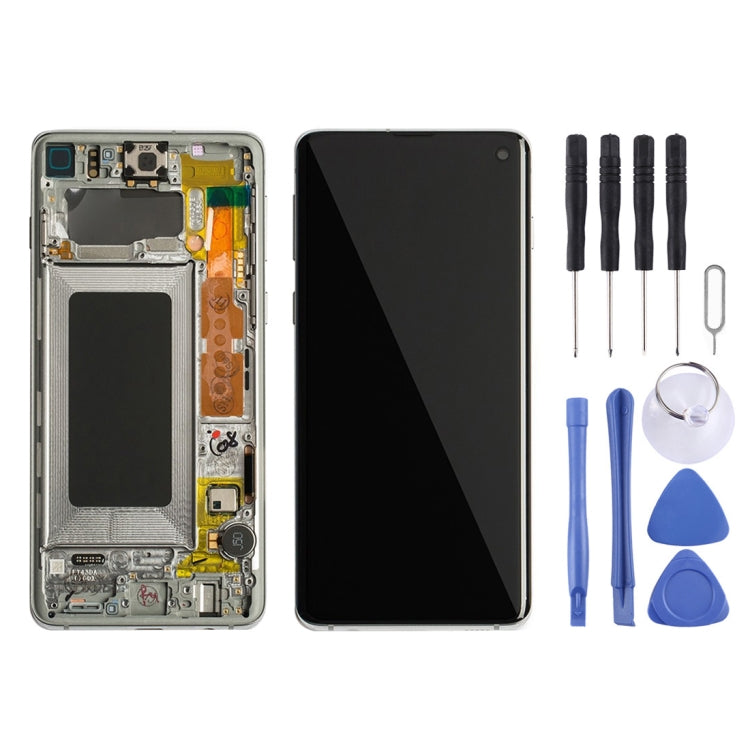 LCD Screen and Digitizer Full Assembly with Frame for Galaxy S10 4G, For Samsung Galaxy S10 4G (Frame), For Galaxy S10 4G (Frame), For Galaxy S10 4G