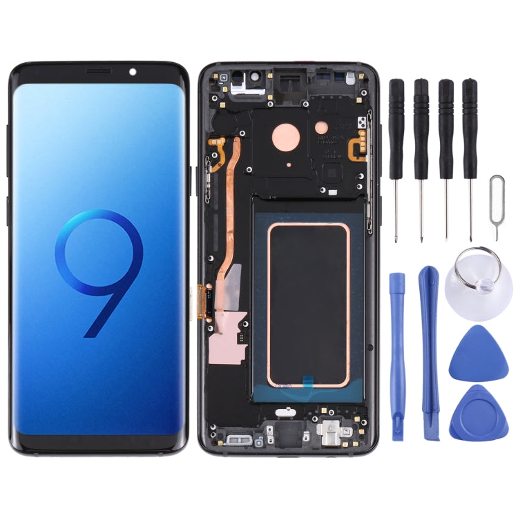 LCD Screen and Digitizer Full Assembly with Frame for Galaxy S9 / G960F / DS / G960U / G960W / G9600, For Samsung Galaxy S9, For Galaxy S9 (Frame), For Galaxy S9