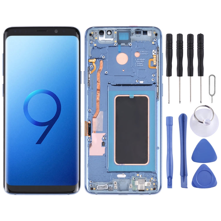 LCD Screen and Digitizer Full Assembly with Frame for Galaxy S9 / G960F / DS / G960U / G960W / G9600, For Samsung Galaxy S9, For Galaxy S9 (Frame), For Galaxy S9