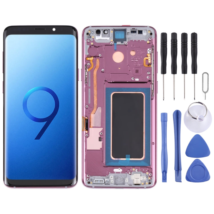 LCD Screen and Digitizer Full Assembly with Frame for Galaxy S9 / G960F / DS / G960U / G960W / G9600, For Samsung Galaxy S9, For Galaxy S9 (Frame), For Galaxy S9