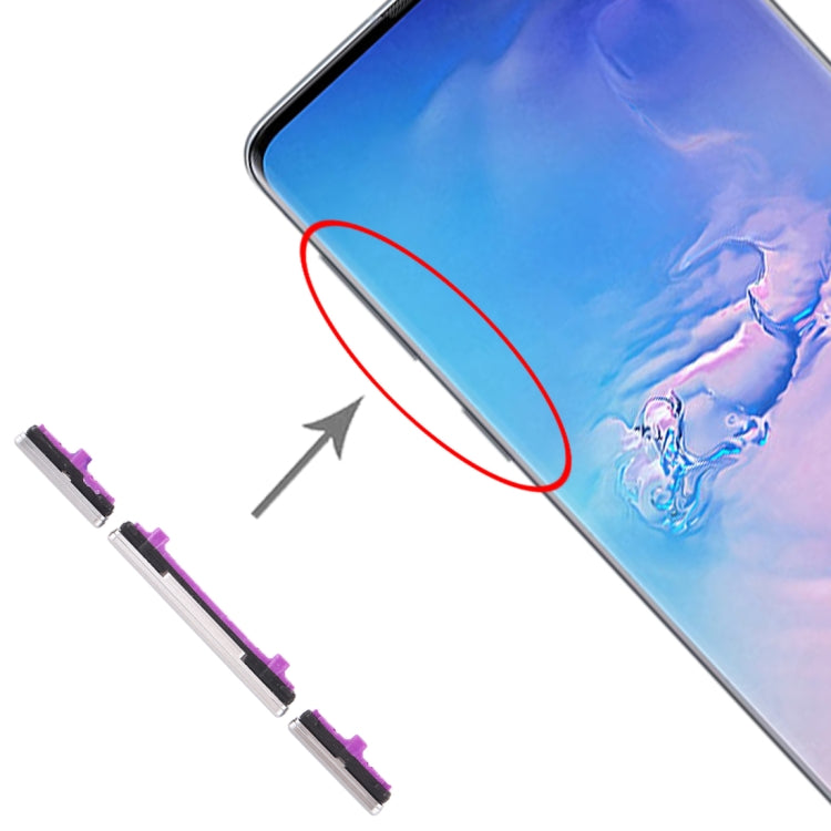 Set 10 tasti laterali di ricambio per Galaxy S10 e S10+