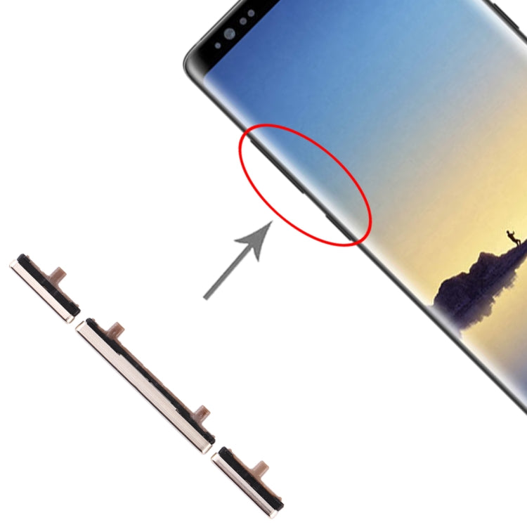 Ricambio tasti laterali per Samsung Galaxy Note 8