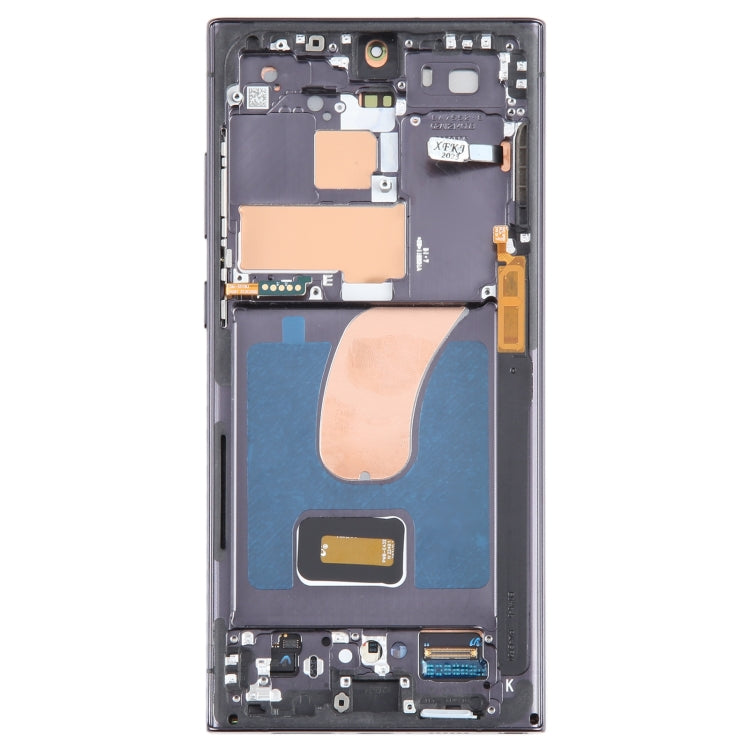 Per Samsung Galaxy S23 Ultra SM-S918U Schermo LCD Originale + Frame (Nero, US)