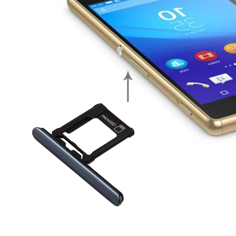 Vassoio scheda micro SD + tappo antipolvere per porta slot scheda per Sony Xperia XZ Premium (versione SIM singola), For Xperia XZP Single SIM, For XZP Single SIM