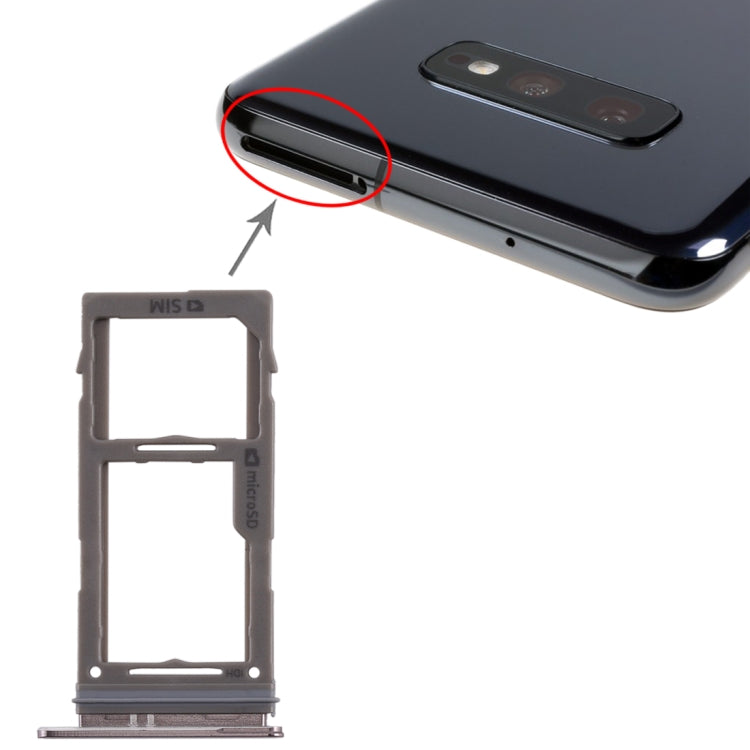 For Samsung Galaxy S10+ / S10 / S10e SIM Card Tray + Micro SD Card Tray, For Samsung Galaxy S10+, For Galaxy S10+