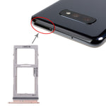 Per Galaxy S10+ / S10 / S10e Vassoio scheda SIM + Vassoio scheda SIM / Vassoio scheda micro SD, For Samsung Galaxy S10+(Double), For Galaxy S10+(Double  SIM), For Samsung Galaxy S10+(Dual), For Galaxy S10+(Double SIM), For Galaxy S10+(2 SIM)