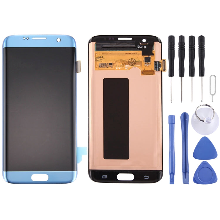 Display LCD originale + pannello touch per Galaxy S7 Edge / G9350 / G935F / G935A / G935V, For Samsung Galaxy S7 Edge, For Galaxy S7 Edge