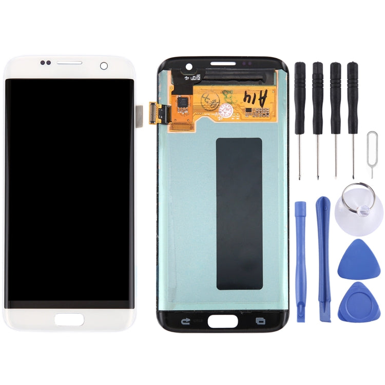 Display LCD originale + pannello touch per Galaxy S7 Edge / G9350 / G935F / G935A / G935V, For Samsung Galaxy S7 Edge, For Galaxy S7 Edge