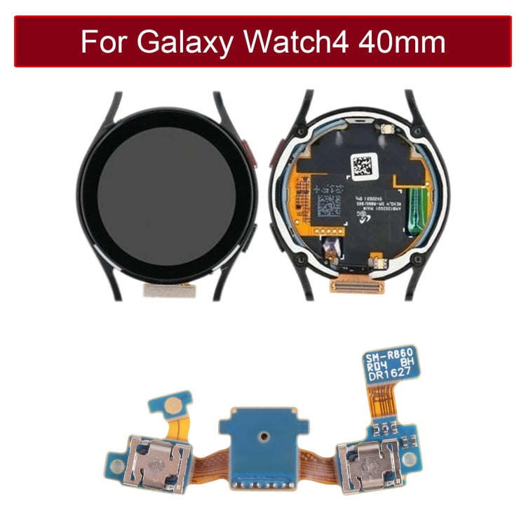 Alimentazione originale + ritorno + cavo flessibile per microfono per Samsung Galaxy Watch4 40 mm SM-R860 R865, For Samsung Galaxy Watch4 40mm