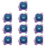 Per Galaxy J6 (2018) Copriobiettivo per fotocamera da 10 pezzi, For Galaxy J6 (2018), Galaxy J6 (2018), Galaxy J6 (2018) Purple