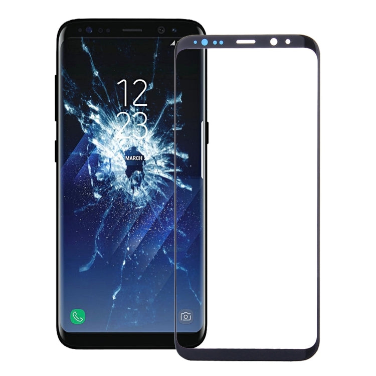 Per Samsung Galaxy S8+ Lente in vetro esterna per schermo anteriore con adesivo OCA otticamente trasparente, For Samsung Galaxy S8+