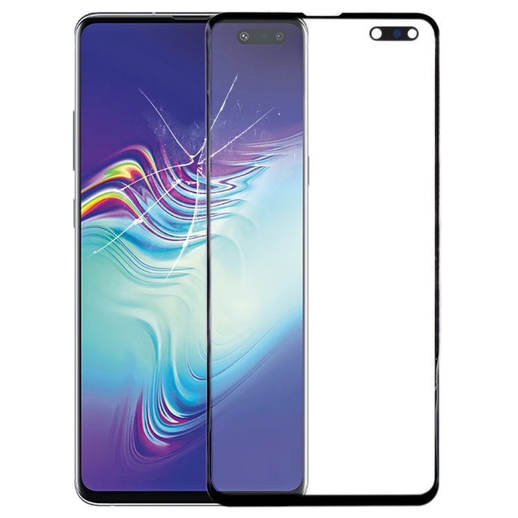 Per Samsung Galaxy S10 5G Lente in vetro esterna per schermo anteriore con adesivo OCA otticamente trasparente, For Samsung Galaxy S10 5G