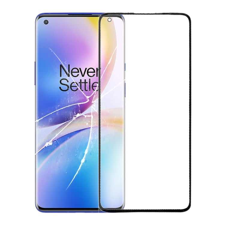 For OnePlus 8 Pro Front Screen Outer Glass Lens with OCA Adhesive Optically Clear, For OnePlus 8 Pro (with OCA)