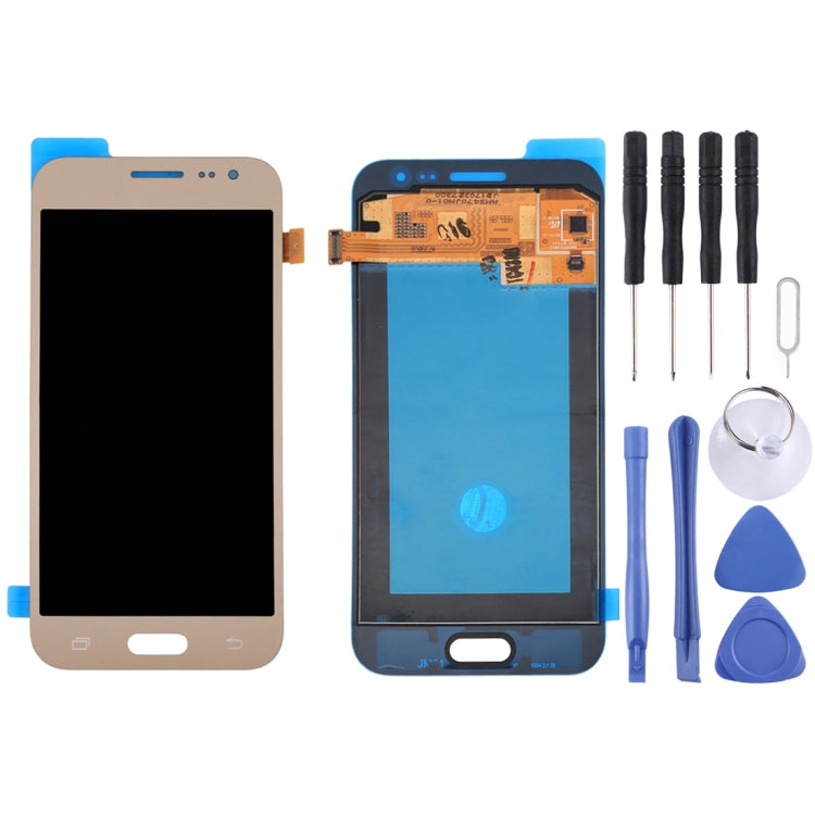 Display LCD originale + pannello touch per Galaxy J2, J200F, J200Y, J200G, J200H, J200GU, For Galaxy J2, For Samsung Galaxy J2