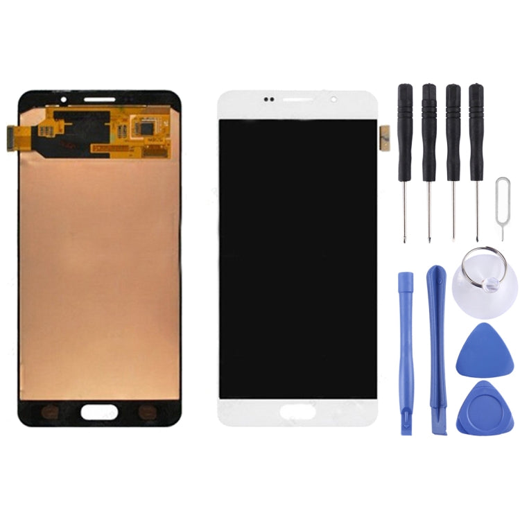 Display LCD originale + pannello touch per Galaxy A7 (2016), A710F, A710F/DS, A710FD, A710M, A710M/DS, A710Y/DS, A7100, For Samsung Galaxy A7 (2016), For Galaxy A7 (2016)