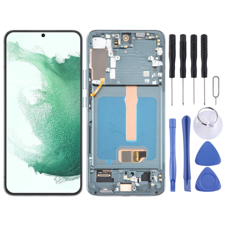 For Samsung Galaxy S22+ 5G SM-S906B OLED LCD Display Digitizer Full Assembly with Frame, For Samsung Galaxy S22+ 5G