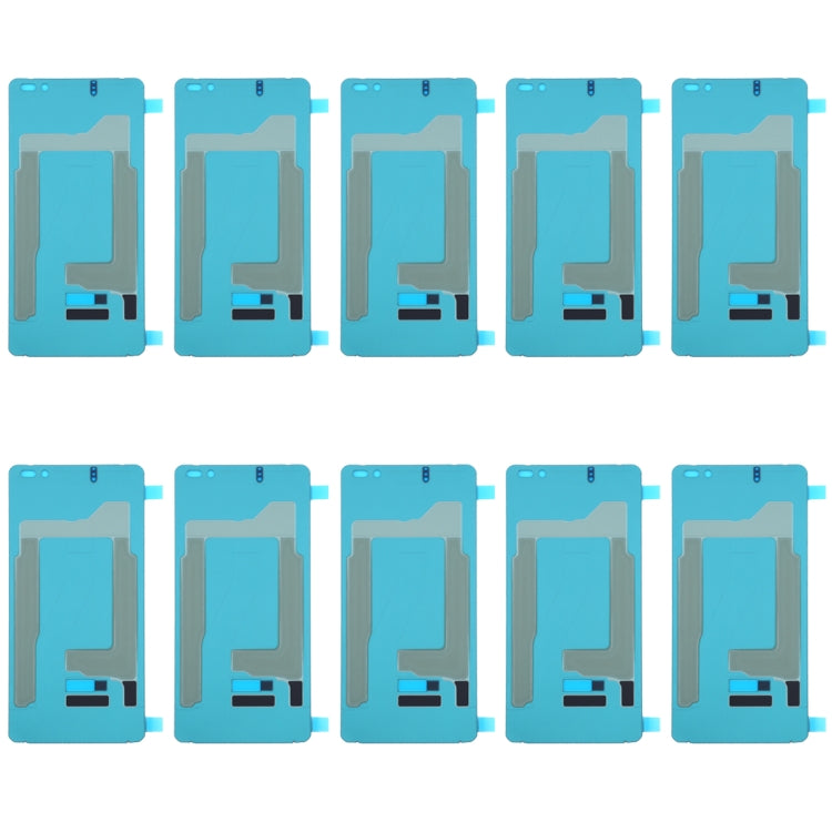 Per Galaxy S10 5G 10 pezzi adesivi adesivi posteriori per digitalizzatore LCD, For Samsung Galaxy S10 5G