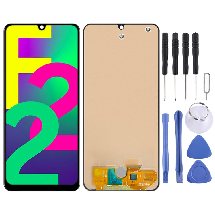 Original LCD Screen and Digitizer Full Assembly for Samsung Galaxy F22, For Samsung Galaxy F22