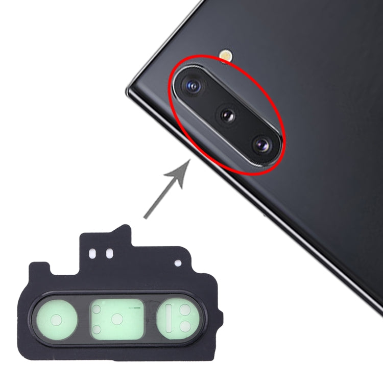 Copriobiettivo per fotocamera da 10 pezzi per Galaxy Note 10, For Galaxy Note 10 (Black), For Galaxy Note 10