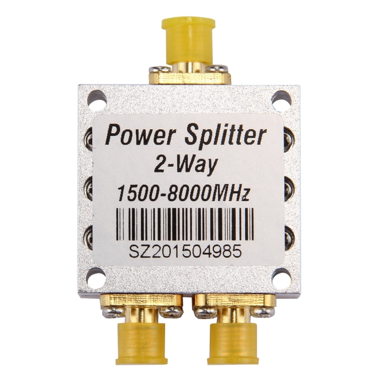 Splitter di alimentazione a 2 vie con adattatore SMA femmina da 1500-8000 MHz, 2-Way Power Splitter