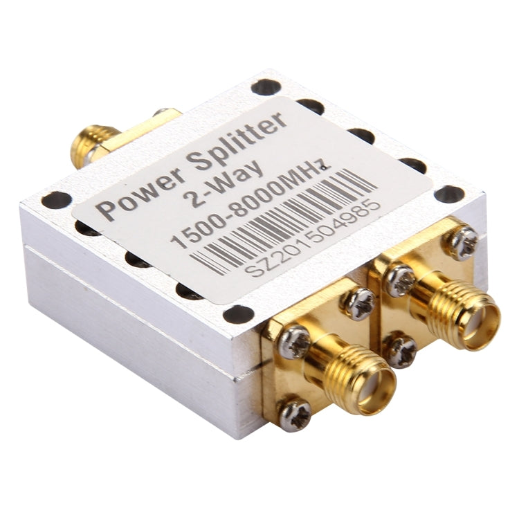 Splitter alimentazione 2 vie con connettore SMA femmina 1500-8000