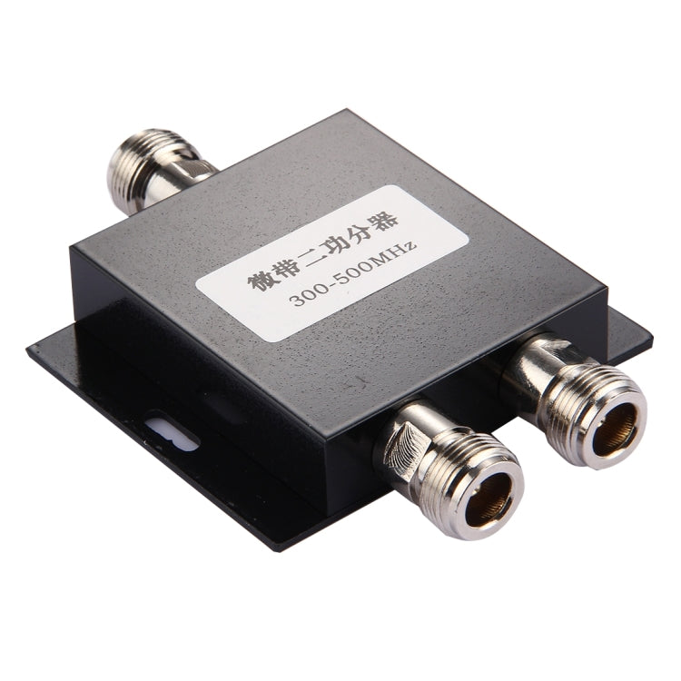 Sdoppiatore di alimentazione a 2 vie con adattatore N femmina da 300-500 MHz, Adapter Power Splitter