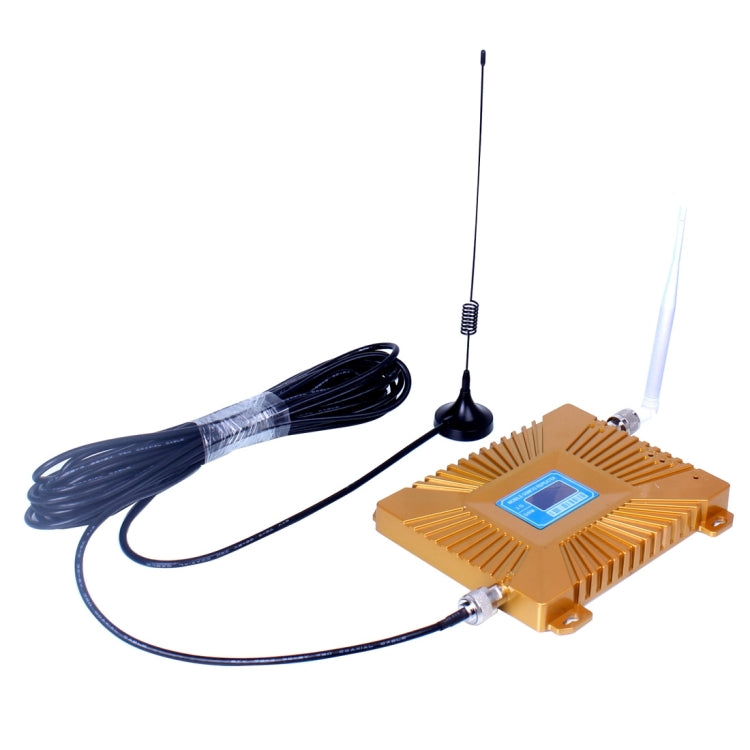 Ripetitore di segnale LCD mini telefono cellulare GSM900 / WCDMA2100 con antenna a ventosa, LCD Repeater