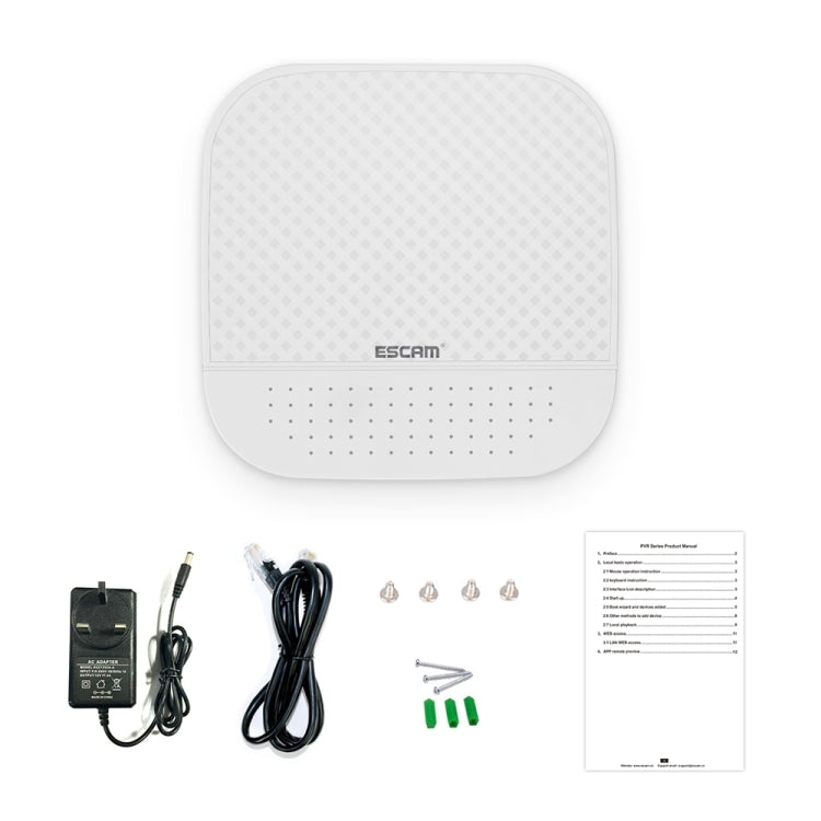 ESCAM PVR204 NVR 1080P 4CH+2CH ONVIF Videoregistratore digitale