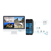 TV-635H5/A Custodia in metallo Obiettivo 3,6 mm 5 MP AHD/TVI/CVI/CVBS Telecamera di sicurezza HD per interni ed esterni Telecamera di sorveglianza bullet impermeabile IP66, 36 LED, distanza IR 20 m, TV-635H5/A