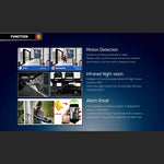 Telecamera IP di sorveglianza POE 5MP con zoom 4X