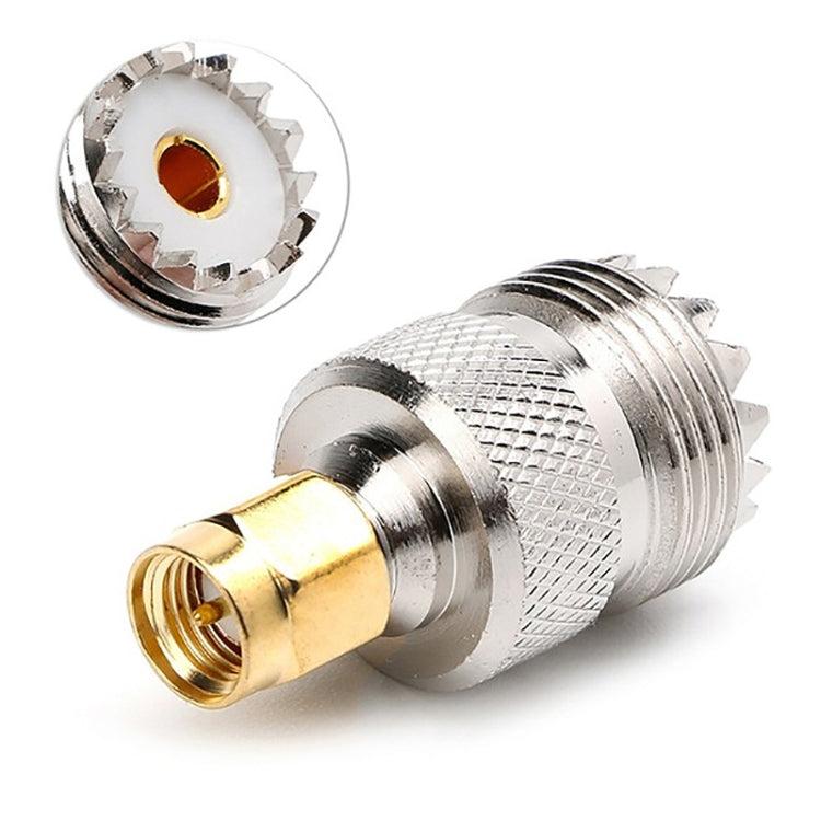 Adattatore coassiale RF SMA maschio a UHF femmina