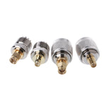 Kit 4 adattatori RF PL259/SO239 a SMA maschio/femmina