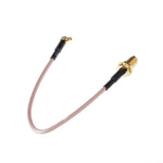 Cavo RG316 SMA femmina a MMCX maschio angolo retto 15 cm