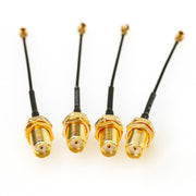 Set da 5 pezzi RG178 Ufl / IPX / IPEX a cavo intrecciato adattatore femmina SMA, lunghezza: 10 cm, 10cm