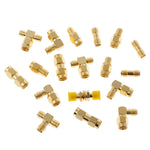 Set 18 pezzi adattatori connettore SMA maschio femmina