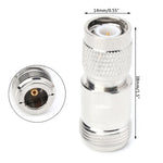 Adattatore coassiale TNC maschio a tipo N femmina 4cm