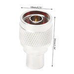 Adattatore coassiale RF N maschio a FME maschio 3.5cm