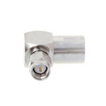 Adattatore SMA maschio a FME maschio angolo retto 50 Ohm