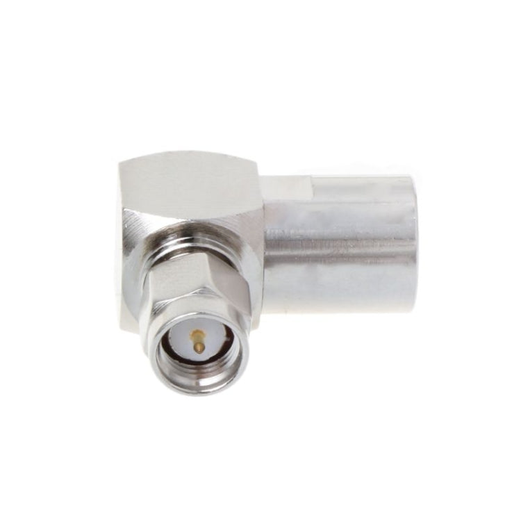 Adattatore SMA maschio a FME maschio angolo retto 50 Ohm