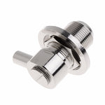 Connettore RF UHF femmina SO239 angolo retto 50ohm