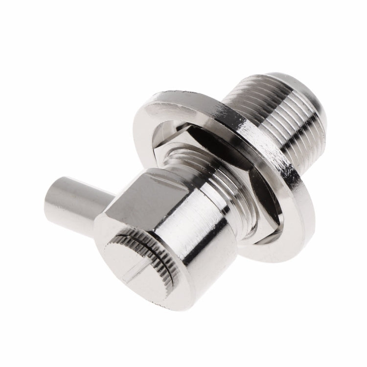 Connettore RF UHF femmina SO239 angolo retto 50ohm