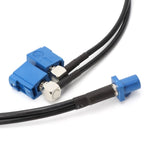 Cavo combinato RG174 Fakra C maschio a 2 jack femmina 50 cm