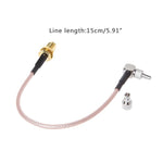 Cavo adattatore SMA femmina a CRC9/TS9 15 cm