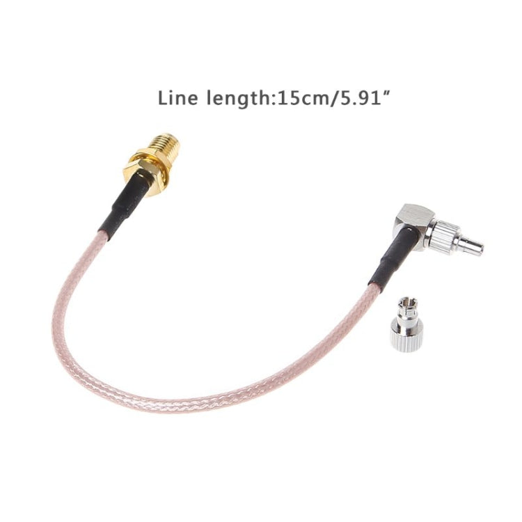 Cavo adattatore SMA femmina a CRC9/TS9 15 cm