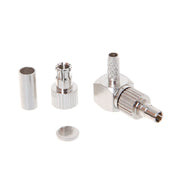 Connettore per scheda coassiale RF ad angolo retto maschio TS9 / CRC9 2 in 1 per RG174 / 178 / 316 LMR100