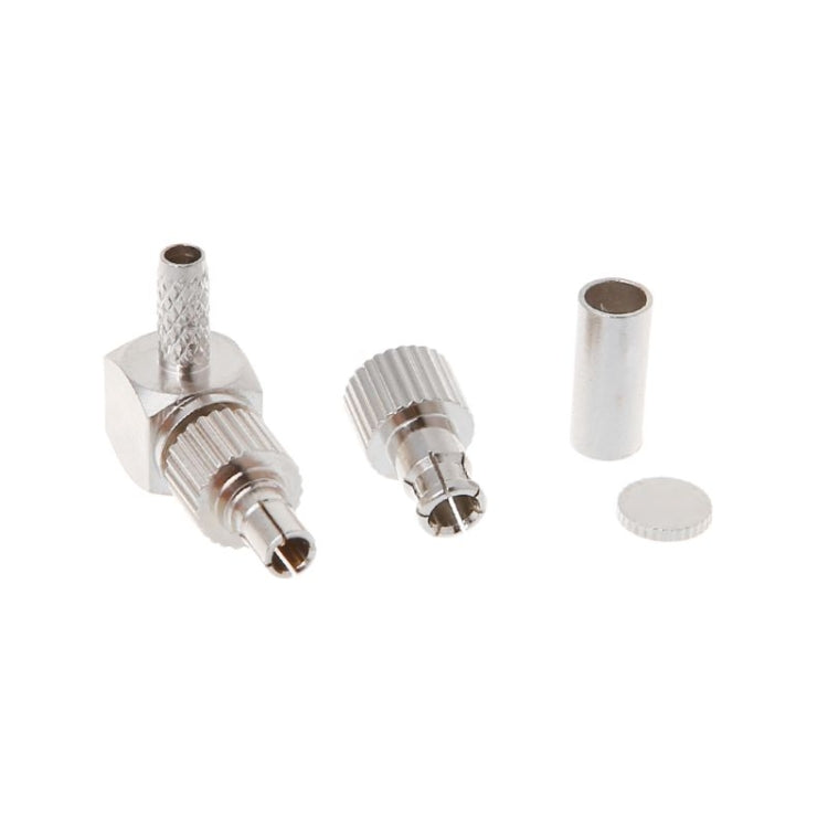 Connettore coassiale RF angolo retto TS9 CRC9 2 in 1