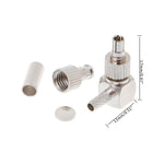 Connettore coassiale RF angolo retto TS9 CRC9 2 in 1