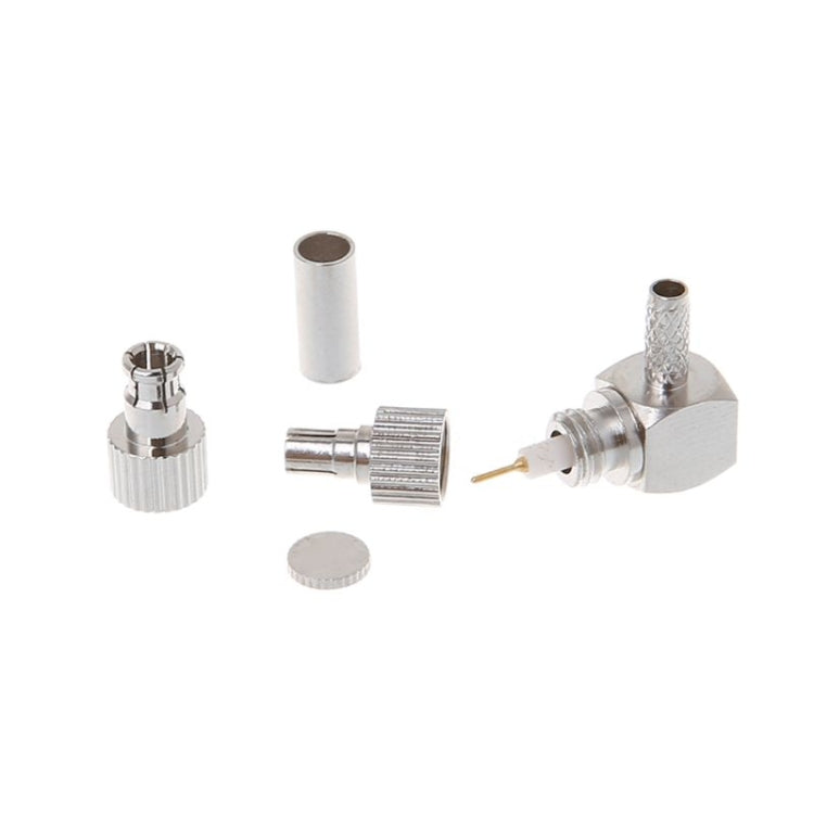 Connettore coassiale RF angolo retto TS9 CRC9 2 in 1