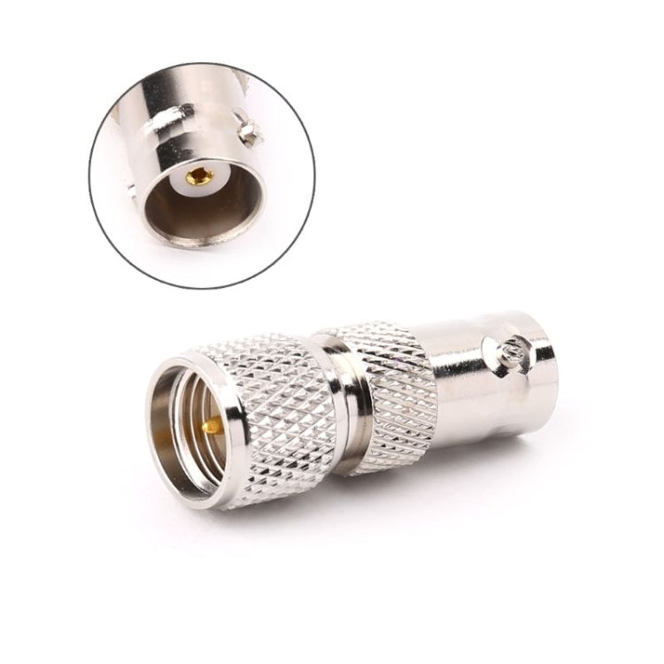 Adattatore connettore BNC femmina a Mini UHF maschio